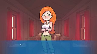Camp Pinewood gameplay featuring big-boobed mommy character by Loveskysan69