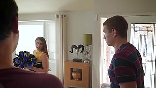 Cheeky Cheerleader With Xander Corvus, Gia Derza - Brazzers