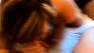 Amateur girlfriend handjob and blowjob with facial