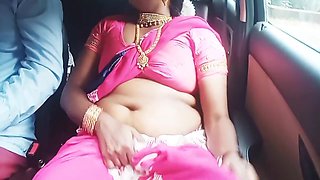 Full Video Telugu Dirty Talks, Sexy Saree Indian Telugu Aunty Sex With Auto Driver, Car Sex