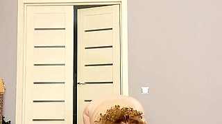 Diapered Curly Lady