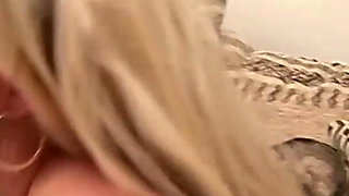 This Blonde Babe From France Likes to Play with Het Big Toy