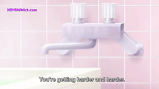 ''Moans Echo in the Steamy Outdoor Bath'' Unexpected Threesome(Hentai Sex) Eng Sub
