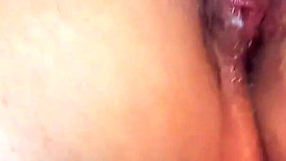 He Fingering My Asshole and I Rubbed My Giant Clit Until Squirt