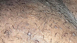 Sucking the big pussy of the naughty granny