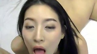 Asian Cutie Tease and Cum Swallow ft. Asia Fox: Blowjob, Hardcore  Brunette Porn