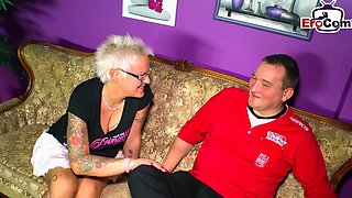 Perverted German step-uncle fucks his step niece