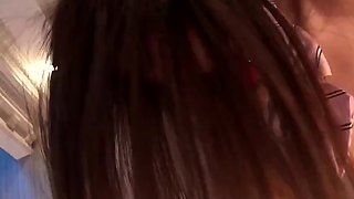 Kinky double japanese blowjob and hardcore fucking session