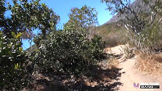 Cutie Freya Parker gets fucked by the car and indoors - POV