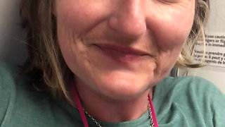 Huge Piss on Plane After Holding It for Four Hours!