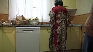 Pakistani Stepmother Lets Her Stepson Cum Inside Her Pussy Multiple Times per Day