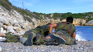 Shameless tourists have orgy at the beach