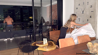 She found my sex doll so we had a threesome