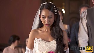 BRIDE4K. A small cheap wedding turns into a public fuck of the brides