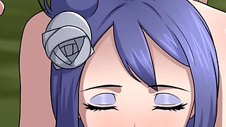 Naruto: Kunoichi Trainer - Hot Perfect Body Teen Konan From Naruto Gives Blowjob and Gets Her Pussy Creampied Outdoor - Part 13