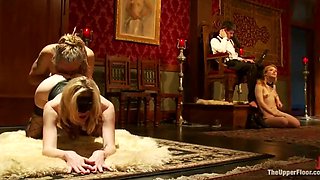 BDSM fetish orgy party with perv MILFs