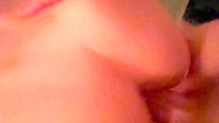 The brunette girl with a fit and volumous ass is getting all the backshots