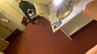 Making Selfie Masturbate Video When He Prepare Stuff for Shooting