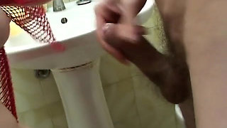 Italian redhead mild eats a big cock