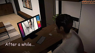 Hot Animated Stepmom Surprise in Shower - 3D Mom Banging Step Son