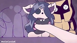 Furry Cartoon 'Stuffed': Pretty Kitty-girl Cums & Gets Creampied When a Cat-guy Fucks Her Voodoo Doll