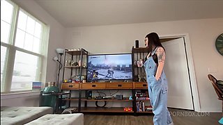 Pov - Fucking My Stepsister's Fat Ass - Gape And Anal Creampie! Steve Rickz And Ava Damore