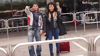 Bus ride: Big Tits, Blowjob  Babe Porn