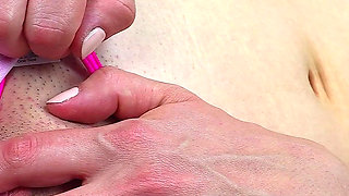 Arielle Lane - Pink Thong Try on