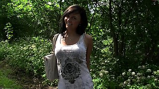 Brunette hardcore blowjob