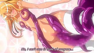 In order for the monster to enter the body and maintain it, the witch and the naughty tentacles are put in and out of all the holes and creampied