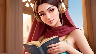 Cartoon fantasy, most sexy girl, audio