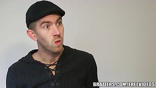 Brazzers - Sexy milf Rebecca Moore takes big dick