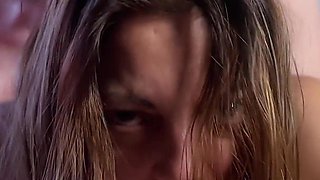 Perfect G-spot Stimulation - Submissive Wife Can’t Escape the Pounding