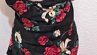 Cum Watch Secy Housewife Stip From Her Sexy Nightgown