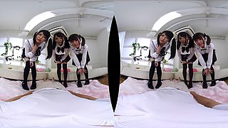 Creampie Sex With A Beautiful Girl With Pigtails And Knee-High Socks Part 5 - Asian Schoolgirl Hardcore Creampie Compilation
