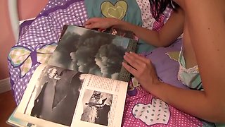 Studying Stepdaughter Gets Much Needed Help From Stepdaddy