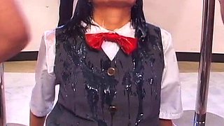 Amateur Teen in Group Sex and Cumshot Fun