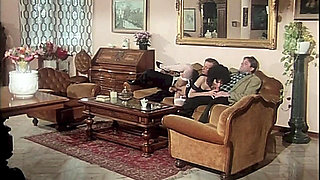 2 Vintage Threesomes with DP and Hairy Pussies