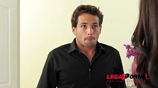 Extremely hot glamour babe Aidra Fox gets her wet pussy fucked deep & hard GP734