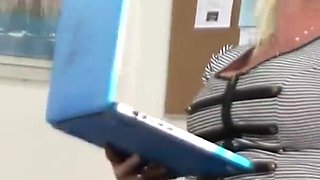 Big blonde teacher fucking her black student