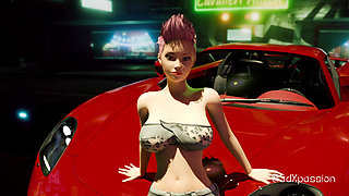 The access code is my pussy. Cyberpunk fuck with sexy busty babe
