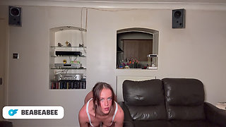 NEW British Blonde Nude Try on haul in Micro Bikinis