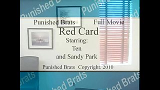 Ten's Red Card Spanking