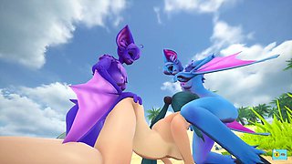 Getting Spit Roasted by Futa Monster Girls (sapphire Safari V.24 Animation)
