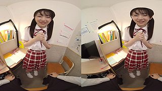 Japanese Student POV Explores Sensual Virtual Reality Passion