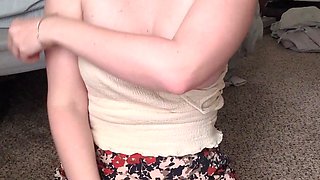 Summer is the time for floral skirts and no underwear
