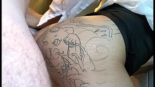 Tiny Asian Girl Fuck After Classes on the Kitchen