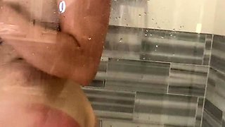 Cute amateur brunette naughty in solo jerking show on camera