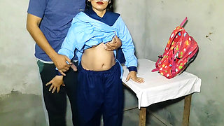 virgin school girl fucking With her teacher for the first time, student and teacher sex viral video