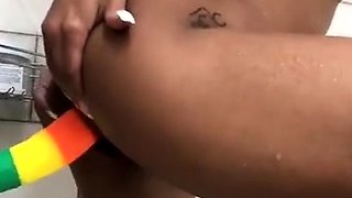 Hot Black Maid Does Some Webcam Black and Ebony